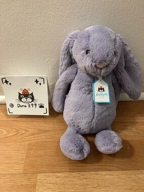 Jellycat Authentic Medium Bashful Viola Bunny Plush – NWT